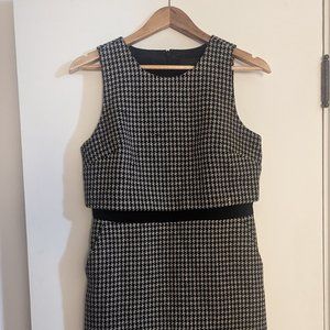 JCrew Houndstooth Dress